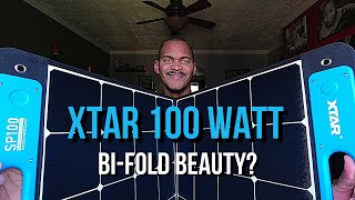 XTAR 100 Watt Folder Solar Panel  Am I Impressed [upl. by Bonnibelle]