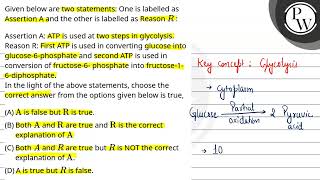 Given below are two statements One is labelled as Assertion A and the other is labelled as Reas [upl. by Nylave980]