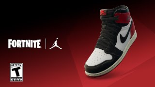 FORTNITE X JORDAN SHOES EQUIPPED WITH SKINS [upl. by Emmalynne]