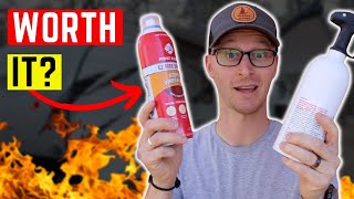 🔥 RV Fire Safety 🧯  Fire Spray VS Fire Extinguisher [upl. by Islek]