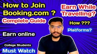 How to Join Bookingcom Affiliate Program  How to earn money from bookingcom while traveling [upl. by Sugirdor654]