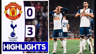 EXTENDED HIGHLIGHTS  MANCHESTER UNITED VS TOTTENHAM  PREMIER LEAGUE [upl. by Annais690]