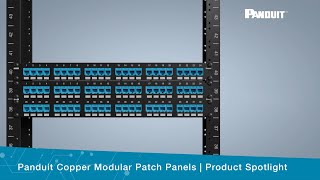 Panduit Copper Modular Patch Panels  Product Spotlight [upl. by Edholm710]