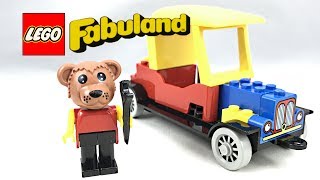 LEGO Fabuland Barney Bear review and unboxing 1981 set 3629 [upl. by Mik882]