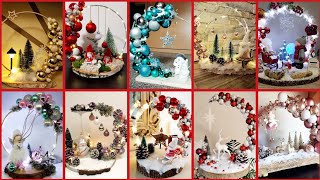 Bestampunique Christmas center table decoration ideas [upl. by Odlopoel]