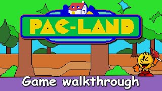 Pacland Arcade Game walkthrough 🕹️ No deaths  No cheats  HD 60fps [upl. by Ardnaxila]