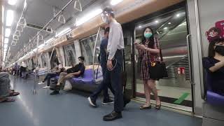 City Cam Singapore train ride from Harbourfront to Chinatown MRT station [upl. by King815]