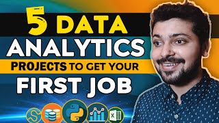 Top 5 Data Analytics Projects with Resources to Get a JOB  Projects for Beginners [upl. by Trinia]