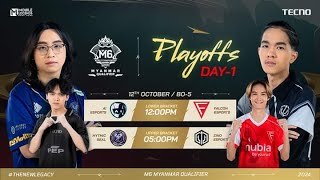 M6 MM Qualifier  Playoff Stage Day 1 [upl. by Anhpad]