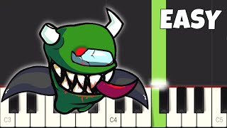 Ejected vs Impostor  EASY Piano Tutorial  Friday Night Funkin [upl. by Glorianna]