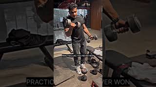 Pratice like you never won🔥❤️‍🩹 aesthetic fitnessmotivation bodybuldinglife viralshort [upl. by Nanon]