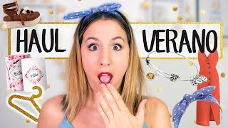 Super haul veraniego  Ropa accesorios para el pelo zapatos complementos [upl. by Helban]