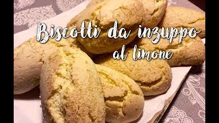 Biscotti da inzuppo al limone senza burro [upl. by Sarene]