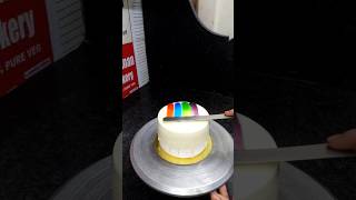 1kg vanilla cake decorationcake yshorts short [upl. by Osrock523]