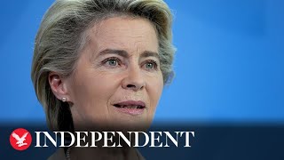 Live EU Commission president von der Leyen speaks ahead of G20 and Cop26 summits [upl. by Doniv]