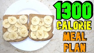 1300 Calorie Meal Plan [upl. by Henrieta490]