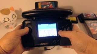 Genesis 32x running on modified Sega Nomad external pad and other features [upl. by Ettenig]