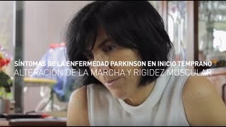 Rigidez muscular y bloqueos de la marcha Síntomas de enfermedad de Parkinson de inicio temprano [upl. by Ogait]