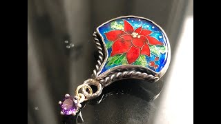 Cloisonne Enamel Making Process How To Make Cloisonne Enamel Jewelry Art Jewelry Making [upl. by Pammie452]