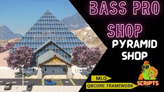 Bass Pro Shop  Pyramid Shop MLO For GTAV FivemQB Core Server [upl. by Ittam335]