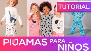 Pijamas para NIÑOS como hacer [upl. by Aslehc]