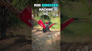 Mini Agriculture Shredder Machine  Wood Chipper Machine shorts [upl. by Euqinwahs]