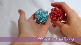 Multi Colored Pom Pom Tutorial [upl. by Salohci]