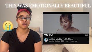 Jessica Mauboy  Little Things  Singers FIRST TIME REACTION [upl. by Darwen]