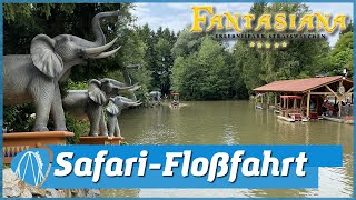 SafariFloßfahrt Onride  Fantasiana Erlebnispark Straßwalchen [upl. by Ynot877]