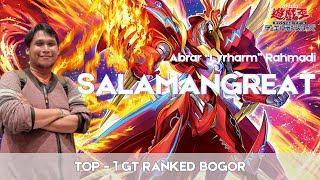 RANKING GT BOGOR WINNER DECK PROFILE SALAMANGREAT  BANLIST OCG JANUARY 2024 [upl. by Crain]