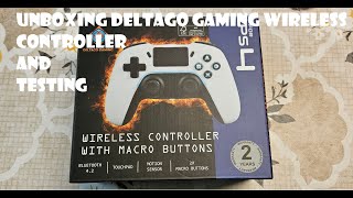 Unboxing Deltaco Gaming wireless controller [upl. by Aihceyt]