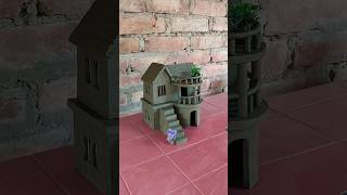 Beautiful mud house making with clay 🏠  clayhouse mudhouse [upl. by Resaec]