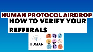 Human Protocol Airdrop How to Verify Your Referrals in Human Protocol touchbillions humanprotocol [upl. by Travers]