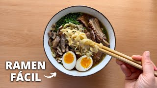 Ramen Casero Fácil paso a paso 🍜  Cocina con Coqui [upl. by Evelina]