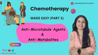 Chemotherapy Drugs Pharmacology of AntiMicrotubule amp AntiMetabolites  Part 3 Chemotherapy Drugs [upl. by Kenny867]