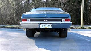 383 Stroker Nova ss with Flowmaster Exhaust Loud Idle amp Revs [upl. by Dudley]