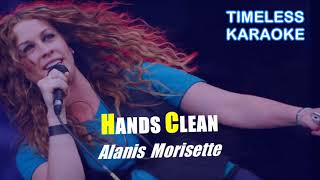 HANDS CLEAN ALANIS MORISETTE KARAOKE [upl. by Ferrel]