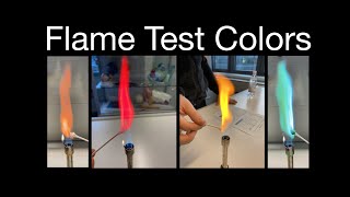 Flame Test Colors [upl. by Kalk186]