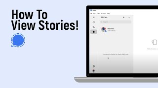 How to View Stories in Signal App easy [upl. by Matta]