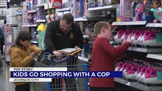 Over 25000 raised for Johnson City Police Departments 9th annual Shop with a Cop [upl. by Ransome]