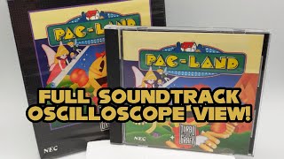 PacLand PCENGINE Full Soundtrack In Oscilloscope View [upl. by Hester]