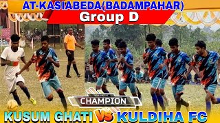 Quarter FinalKuldiha🆚Kusum Ghati Adhar Card Football Tournament 2024Champion Prize ₹50000 [upl. by Avie]