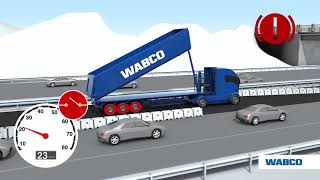 WABCO SafeStart safety indicator for tipper trailers  Intelligent Trailer Program [upl. by Prager796]