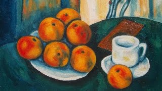 Painting Paul Cezanne’s Still Life with Apples in Oils Step by Step [upl. by Ahserb954]