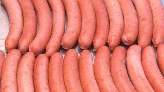 Franks Hot Dog Frankfurter Sausage How To Video German Sausage Maker [upl. by Esiuole224]