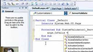 Validating ASPNET CheckBox and similar controls [upl. by Ecyt286]