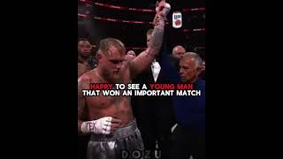 Both won a different fight🔥 miketyson jakepaul tysonvspaul [upl. by Htessil]