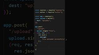 Nodejs File Upload API [upl. by Paloma52]