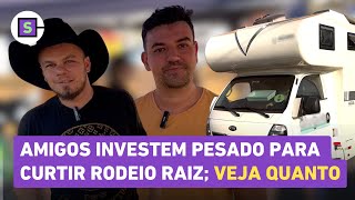 Amigos gastam R 30 mil pra acampar de motorhome em Barretos ‘Modo raiz’ [upl. by Melba]