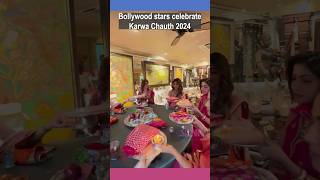 Bollywood Stars Celebrate Karwa Chauth 2024  Traditional Rituals amp Festive Glamour  shorts [upl. by Lynnell]